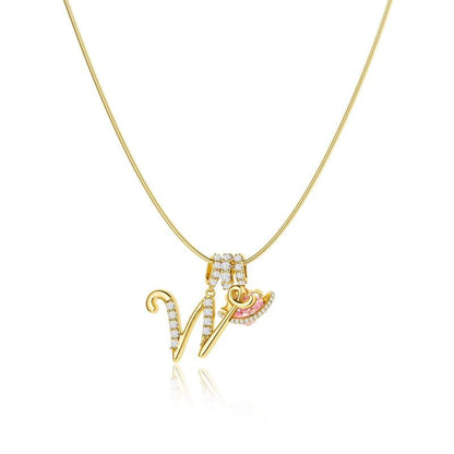 ✨🎅Last-Minute Christmas Offers ⏰3-Layering Initial A-Z Letter Pendant Necklaces🎀