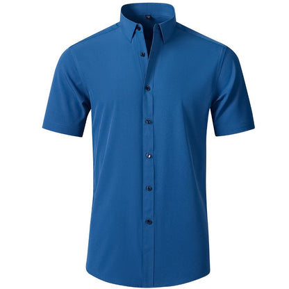 ⏰HOT SALE 50% OFF🔥STRETCH NON-IRON ANTI-WRINKLE SHIRT💕Summer must-have short-sleeved shirt