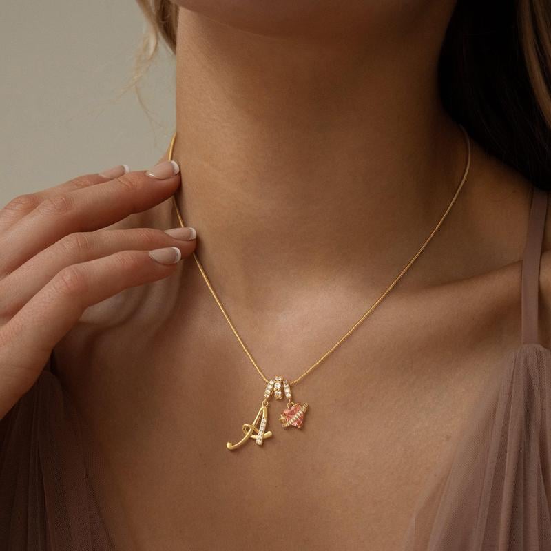 ✨🎅Last-Minute Christmas Offers ⏰3-Layering Initial A-Z Letter Pendant Necklaces🎀