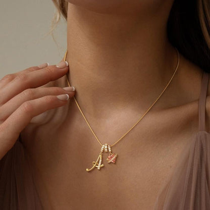 ✨🎅Last-Minute Christmas Offers ⏰3-Layering Initial A-Z Letter Pendant Necklaces🎀