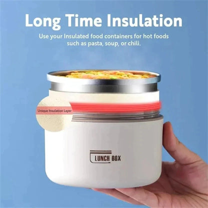 🔥Hot Sale 50% OFF - Portable Insulated Lunch Container Set