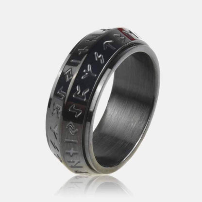 ✨🎅Last-Minute Christmas Offers 🎄⏰Viking Rune Rotating Ring💍