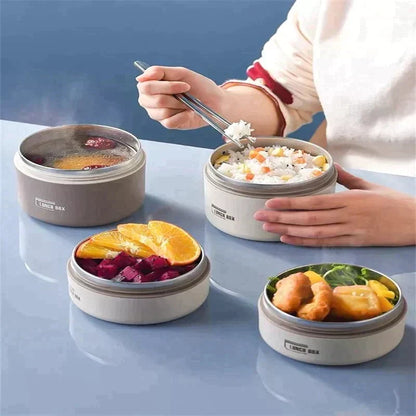 🔥Hot Sale 50% OFF - Portable Insulated Lunch Container Set