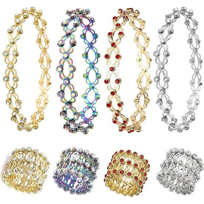 🔥Magic 2 in 1 Foldable Ring Bracelet🎅Limited time offer