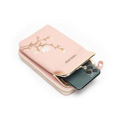 ❤️‍🔥2025 New Arrival👛Women Sling Cross-Body Wallet with Mobile Cell Phone Holder