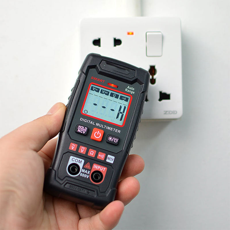 🔧⚡️ Smart Anti-Burn Multimeter! 4000-Count Auto-Ranging, Palm-Sized Zero-Fail Measurement Tool ✨
