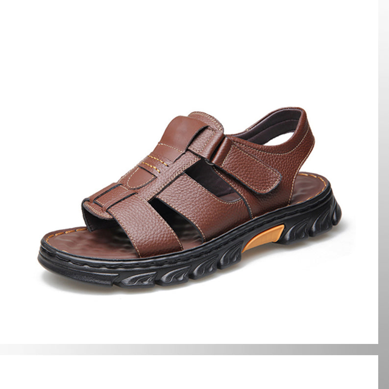🔥High quality leather casual sandals for men 【Non-slip, foot massage】