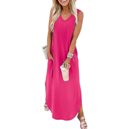 🎉Holiday Sale-50% Off🌷Summer Dresses Maxi Dress Vacation Beach Sundresses with Pockets