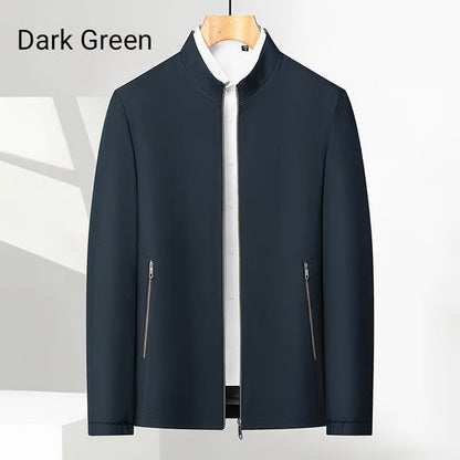 👑Fliwos® Men's Standing Collar Zipper Casual Jacket
