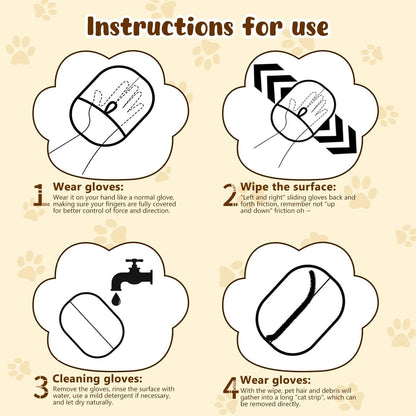 ⏳2025 New-Save 50%✨️Pet hair remover Electrostatic gloves