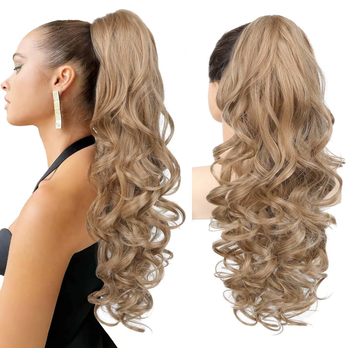 💜Limited time promotion 40%OFF💜Clip-on Wavy Ponytail Extension