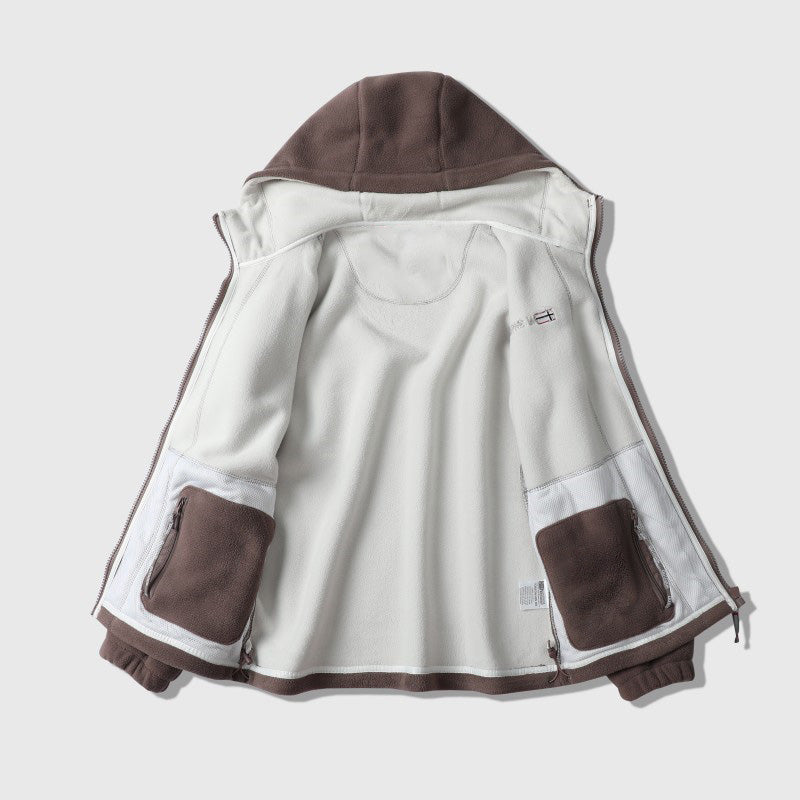 ⏳LIMITED SALE 49% OFF🎁Men's Double-Faced Faux Fleece Warm Hooded Jacket
