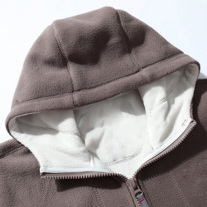 ⏳LIMITED SALE 49% OFF🎁Men's Double-Faced Faux Fleece Warm Hooded Jacket