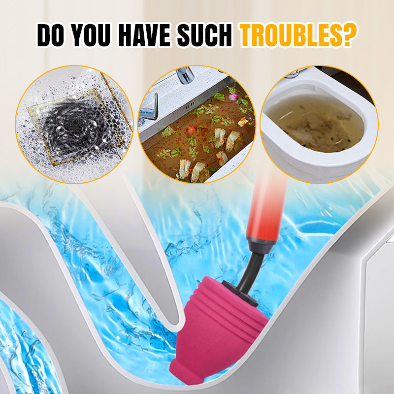 🍃Household High-Pressure Toilet Unblocker