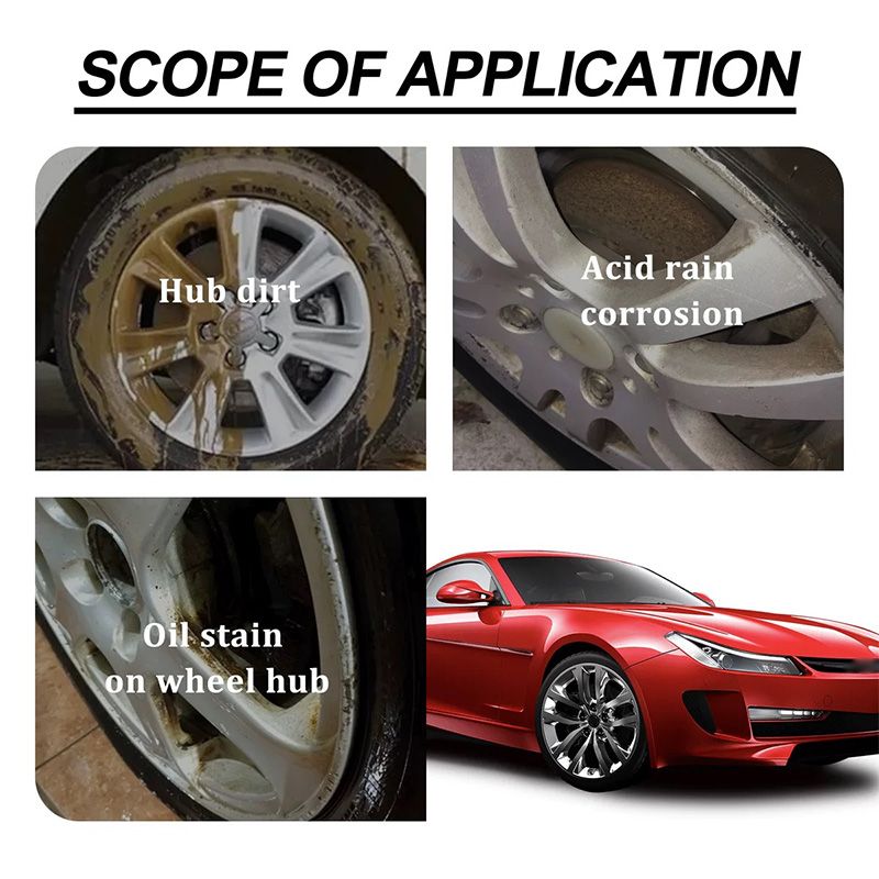 ⏳Buy 2 Get 1 Free⏰ 🚗👍Cleaning agents for car wheels