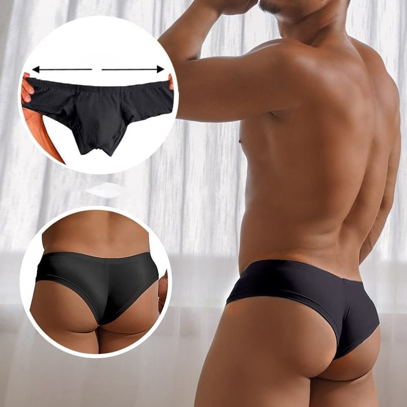 🌸Spring Specials💐Men's Solid Color Breathable Low Waist Briefs