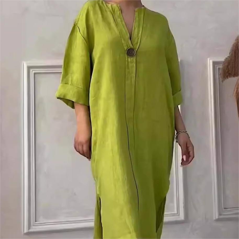 🎉Last Day Promotion 50% OFF💃Casual Breathable V-Neck Dress