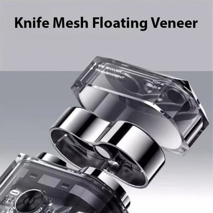 🎁2025 Hot Sale - 49% OFF😍Mini Transparent Body Dual Head Magnetic Electric Shaver
