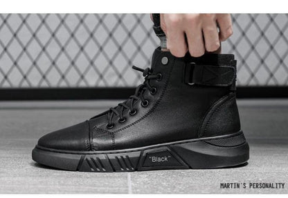 🎁 Hot Sale 49% OFF 🔥MARTINI' BLACK LEATHER BOOTS