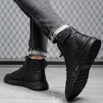 🎁 Hot Sale 49% OFF 🔥MARTINI' BLACK LEATHER BOOTS
