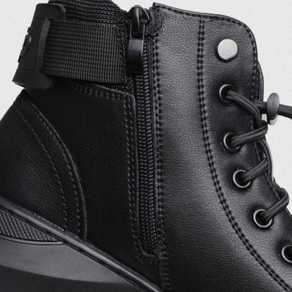 🎁 Hot Sale 49% OFF 🔥MARTINI' BLACK LEATHER BOOTS
