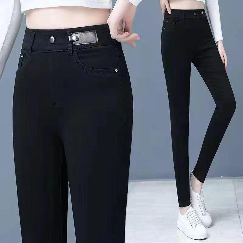 🔥HOT SALE 50% OFF💕Women's High Waist Slim Stretch Warm Skinny Jeans