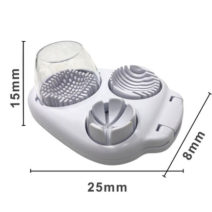 🔥Hot Sale 50% 0FF🔥Multifunctional 3-in-1 Egg Slicer