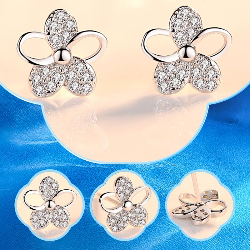 💝The Best Christmas Gift🎁Stylish S925 Silver Zircon One-week Earrings Set (6 Pairs) - Nice Gift