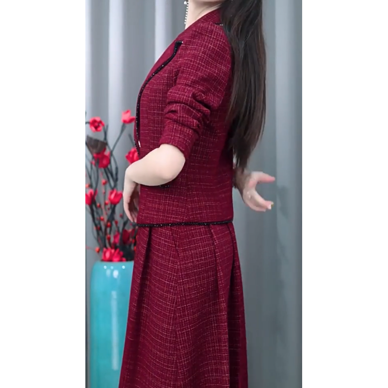 🎉Bonne année ! 50 % de réduction 🛍️Ensemble 2 pièces blazer et robe sans manches pour femme