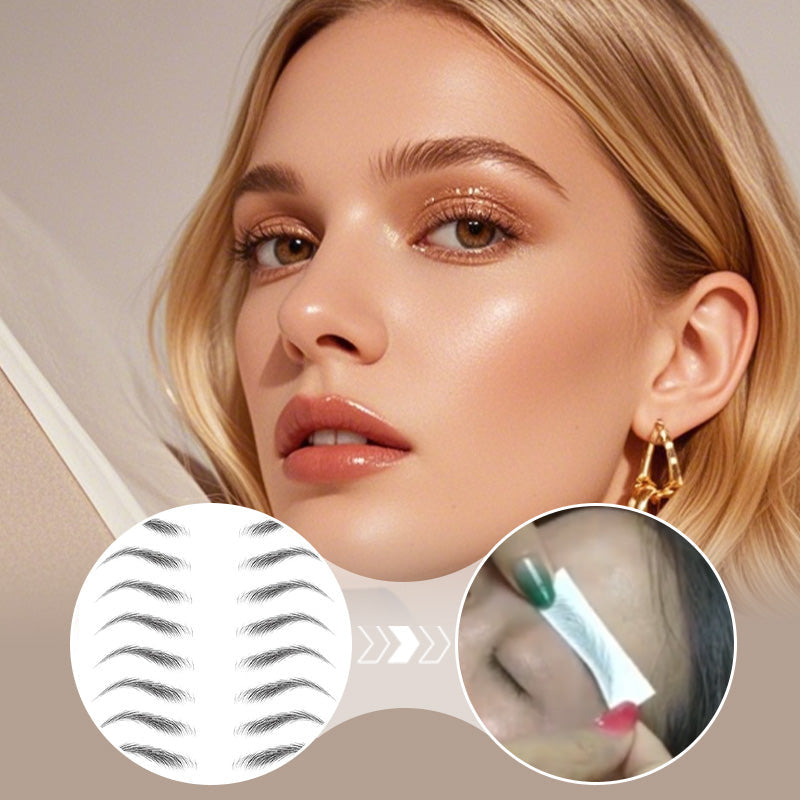 🎉Vente chaude 50% de réduction 🛍️Autocollant de tatouage de sourcils 3D imperméable et longue durée