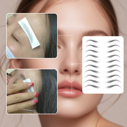 🎉Vente chaude 50% de réduction 🛍️Autocollant de tatouage de sourcils 3D imperméable et longue durée