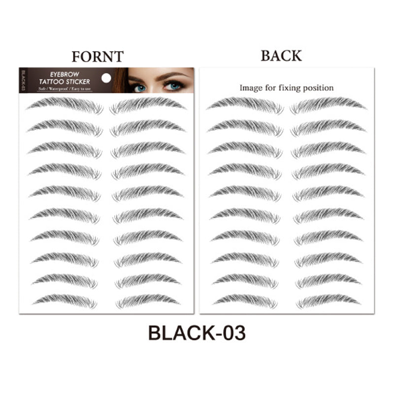🎉Vente chaude 50% de réduction 🛍️Autocollant de tatouage de sourcils 3D imperméable et longue durée