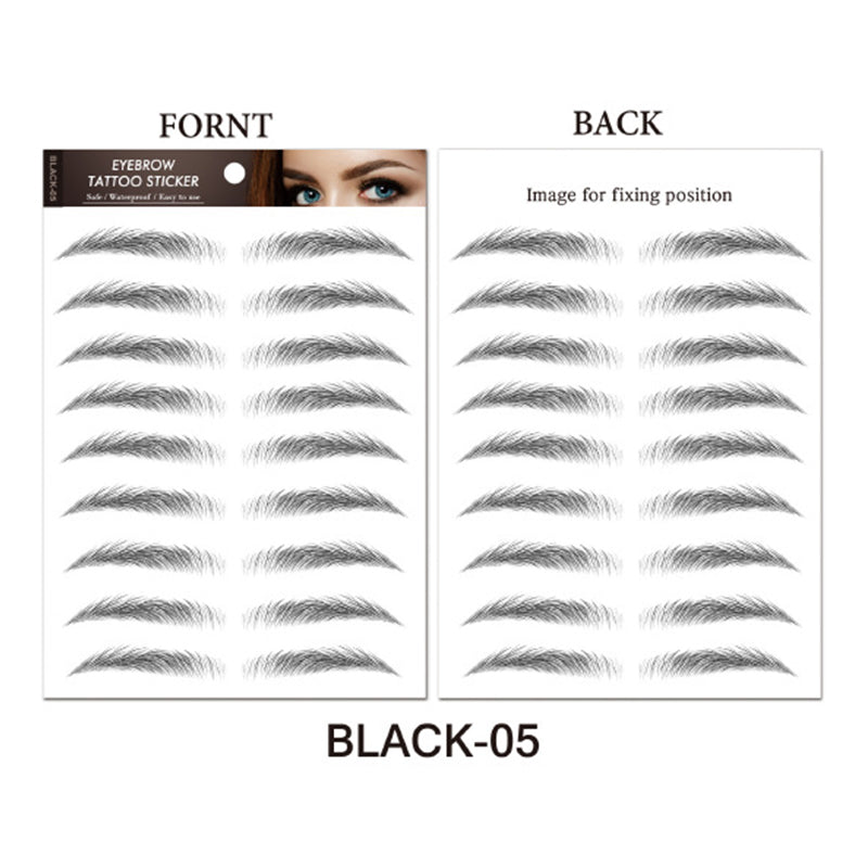 🎉Vente chaude 50% de réduction 🛍️Autocollant de tatouage de sourcils 3D imperméable et longue durée