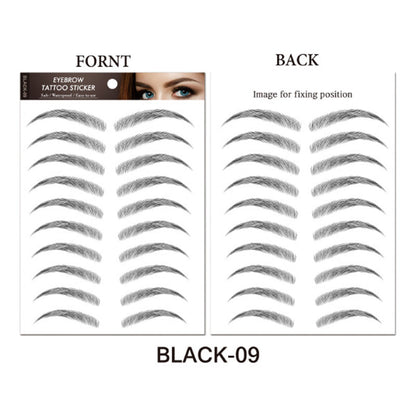 🎉Vente chaude 50% de réduction 🛍️Autocollant de tatouage de sourcils 3D imperméable et longue durée