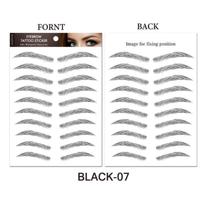 🎉Vente chaude 50% de réduction 🛍️Autocollant de tatouage de sourcils 3D imperméable et longue durée