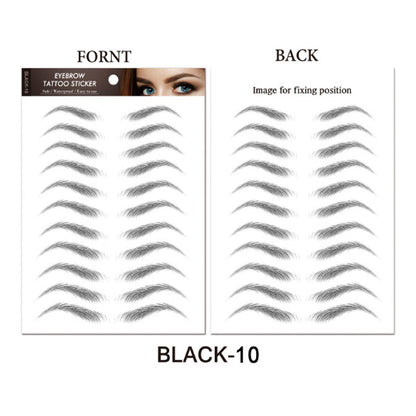 🎉Vente chaude 50% de réduction 🛍️Autocollant de tatouage de sourcils 3D imperméable et longue durée