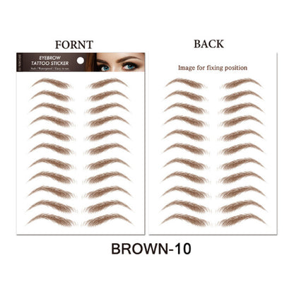 🎉Vente chaude 50% de réduction 🛍️Autocollant de tatouage de sourcils 3D imperméable et longue durée