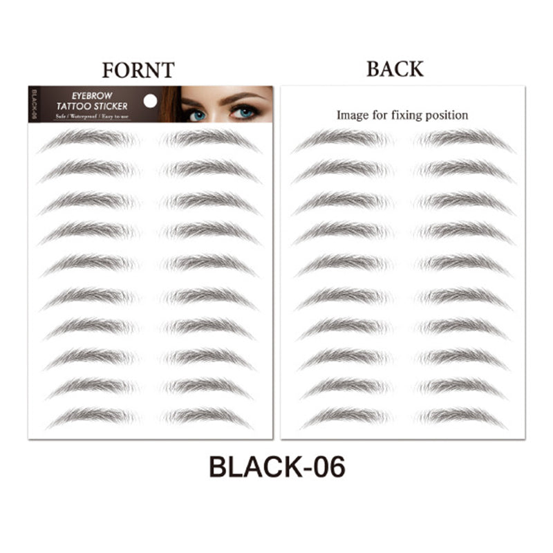 🎉Vente chaude 50% de réduction 🛍️Autocollant de tatouage de sourcils 3D imperméable et longue durée