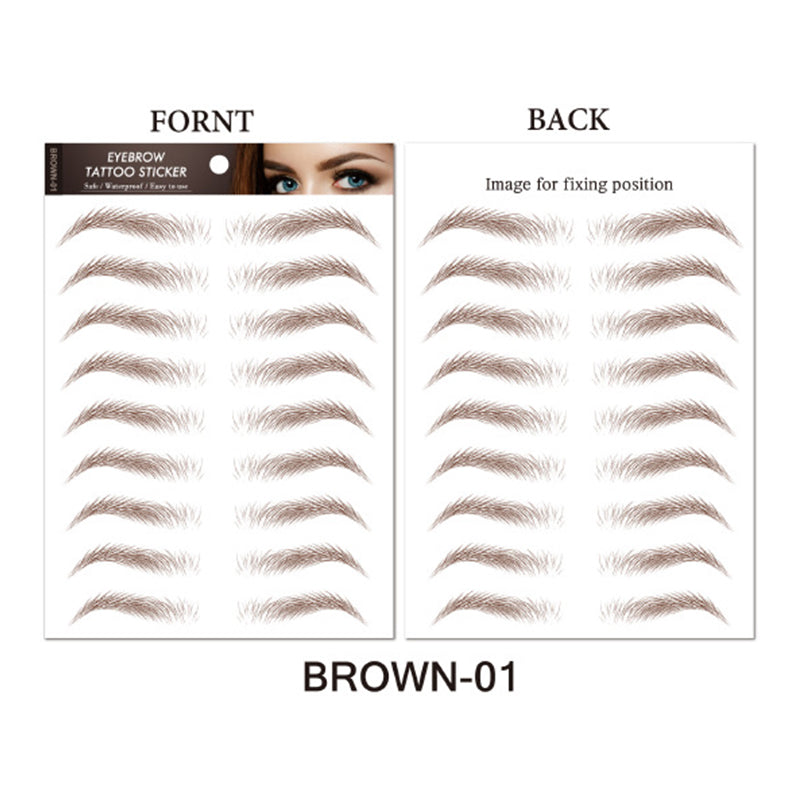 🎉Vente chaude 50% de réduction 🛍️Autocollant de tatouage de sourcils 3D imperméable et longue durée