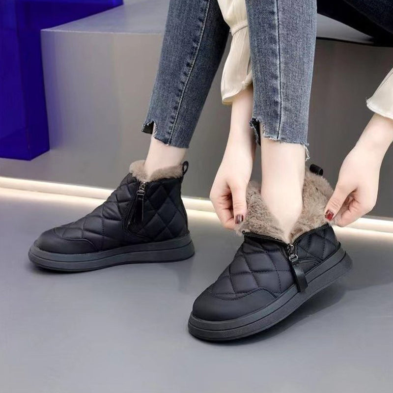 Rutschfeste, warme, leichte Schneestiefel für Frauen