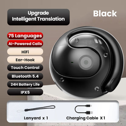 🔥New Year's Special Offer:50% OFF🎉Bluetooth AI Translation Headset🎧