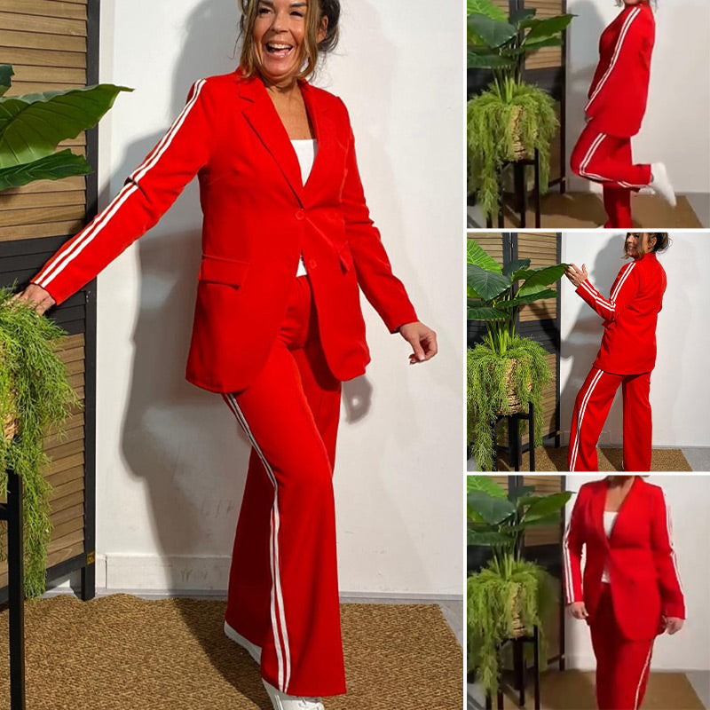 Women's Fashion Jacket & Pants Two Piece Set