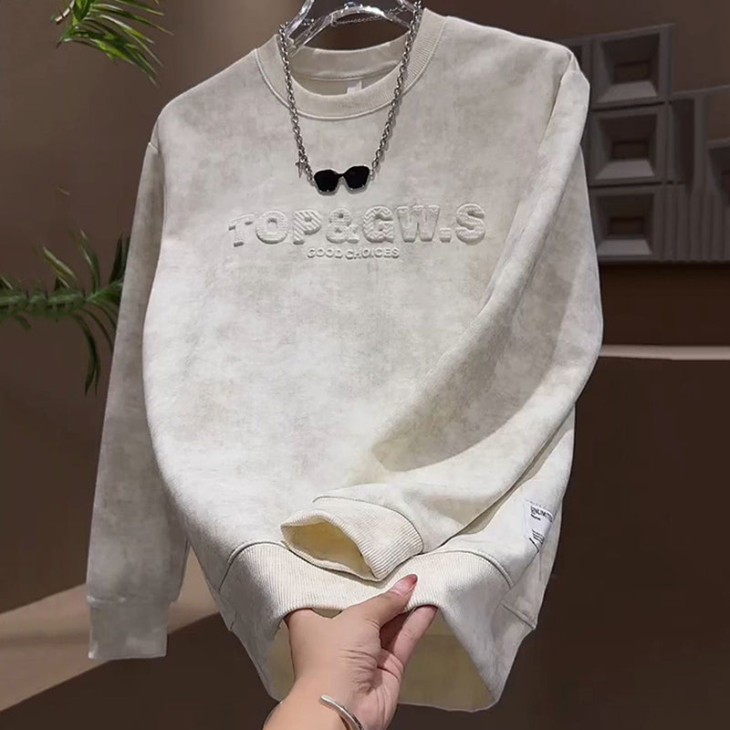 Premium Men's Casual Crewneck Sweatshirt🎁FREE Unisex Punk Necklace