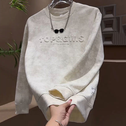 Premium Men's Casual Crewneck Sweatshirt🎁FREE Unisex Punk Necklace