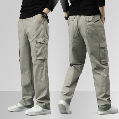 ⏳Time-limited Special👖Multi-Pocket Durable Ultra Comfort Loose Fit Pants