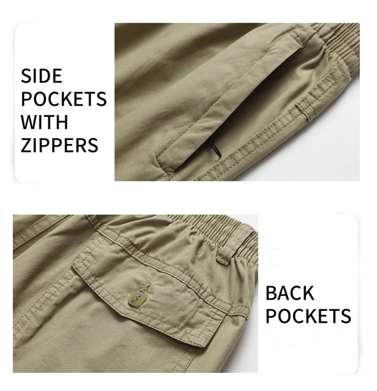 ⏳Time-limited Special👖Multi-Pocket Durable Ultra Comfort Loose Fit Pants