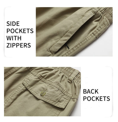 ⏳Time-limited Special👖Multi-Pocket Durable Ultra Comfort Loose Fit Pants