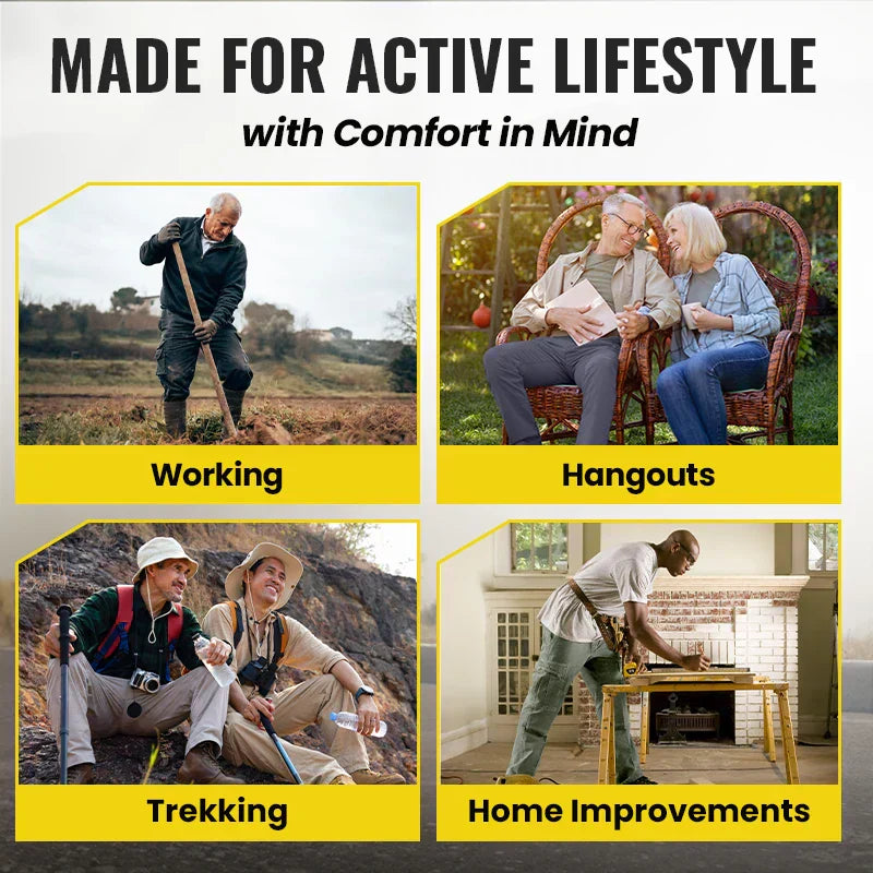 ⏳Time-limited Special👖Multi-Pocket Durable Ultra Comfort Loose Fit Pants