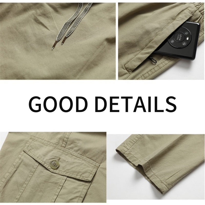 ⏳Time-limited Special👖Multi-Pocket Durable Ultra Comfort Loose Fit Pants