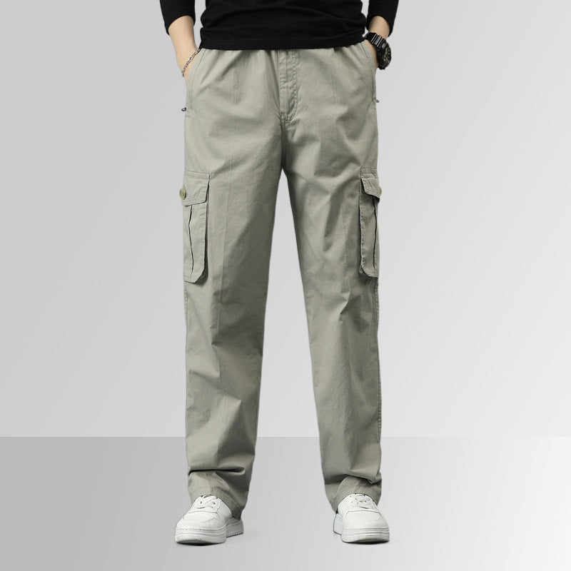⏳Time-limited Special👖Multi-Pocket Durable Ultra Comfort Loose Fit Pants